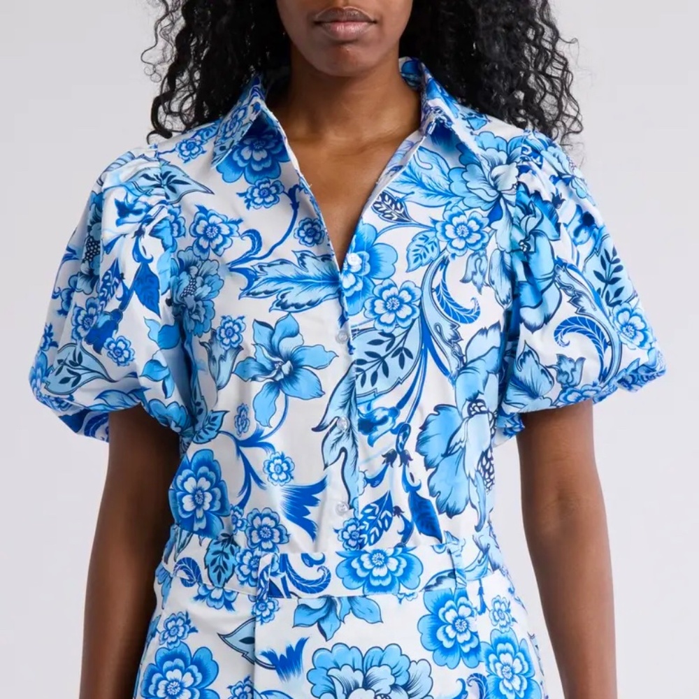 Vacation ready summer button up- great value nwt - Picture 3 of 10